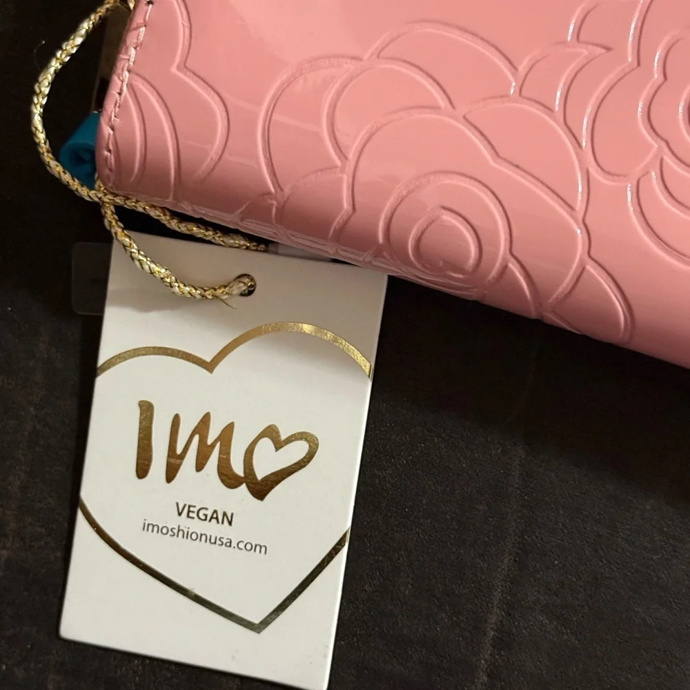 Imoshion Floral Pink Vegan Wallet